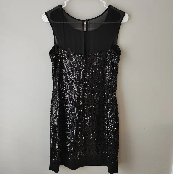 Max & Cleo | Dresses | Max And Cleo Black Sequin Cocktail Dress | Poshmark